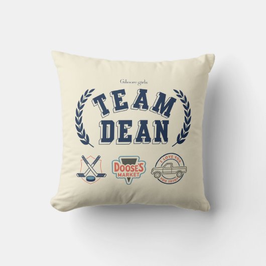 Team Dean Gilmore Girls Design クッション (正面)