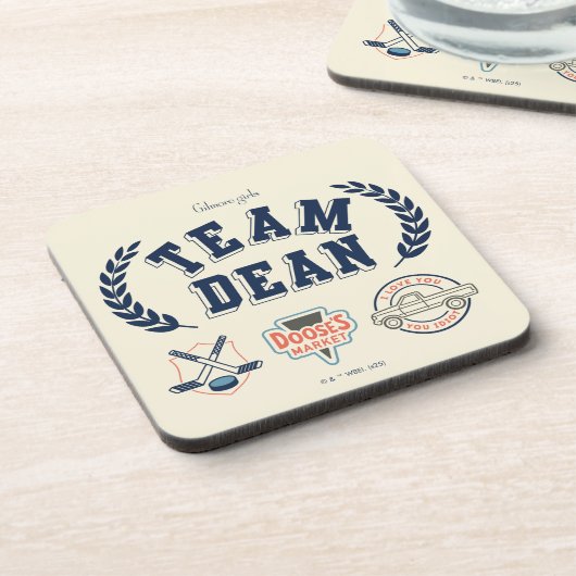 Team Dean Gilmore Girls Design コースター (左側)
