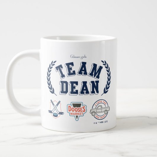 Team Dean Gilmore Girls Design ジャンボコーヒーマグカップ (左)