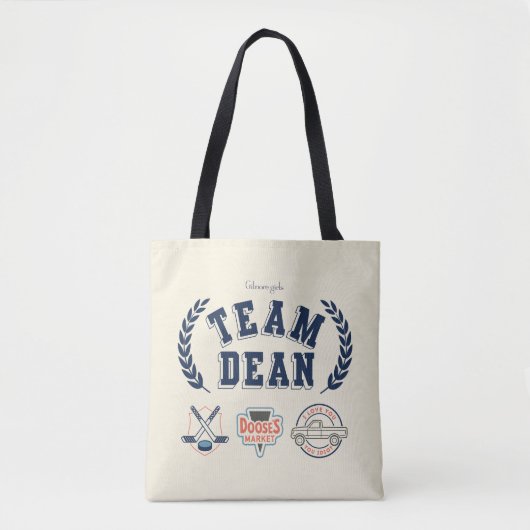 Team Dean Gilmore Girls Design トートバッグ (正面)
