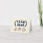 Team Dean Gilmore Girls Design ノートカード (正面)
