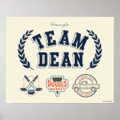 Team Dean Gilmore Girls Design ポスター (正面)