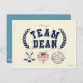 Team Dean Gilmore Girls Design ポストカード (正面/裏面)