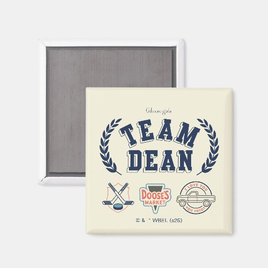 Team Dean Gilmore Girls Design マグネット (正面/裏面)