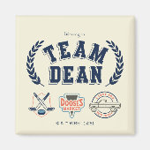 Team Dean Gilmore Girls Design マグネット (正面)