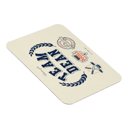 Team Dean Gilmore Girls Design マグネット (右側)