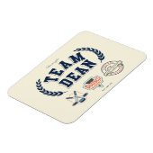 Team Dean Gilmore Girls Design マグネット (左側)