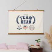 Team Dean Gilmore Girls Design 吊り下げ型タペストリー (寝室)