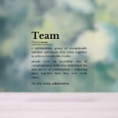 Team Definition – The Power of Collaboration  アクリルサイン (ニュートラル)