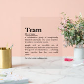 Team Definition – The Power of Collaboration  アクリルサイン (ウェディング)