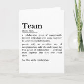 Team Definition – The Power of Collaboration  カード (正面)