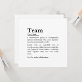 Team Definition – The Power of Collaboration  カード (正面/裏面インサイチュ)