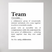 Team Definition – The Power of Collaboration  ポスター (正面)