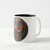 Team E – MAGMA INTENSITY Emblem | Fiery Power Lead ツートーンマグカップ (正面右)