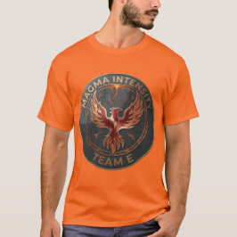 Team E – MAGMA INTENSITY Emblem | Fiery Power Tシャツ