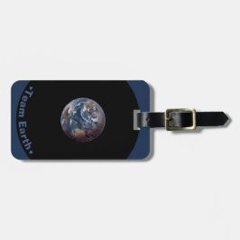 "Team Earth" ブルーマーブル ラゲッジタグ