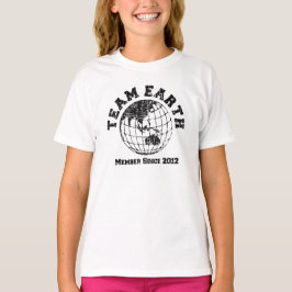 Team Earth : Member Since 2012 Asia Australiaベビー Tシャツ