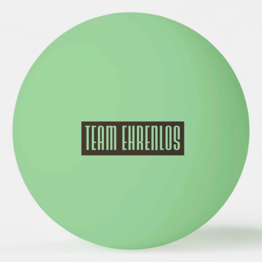 Team Ehrenlos Glow in the Dark Tischtennisball 卓球ボール (裏面)