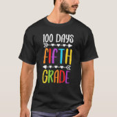 Team Fifth Grade 5th Grade 100 Days Of School Back Tシャツ (正面)