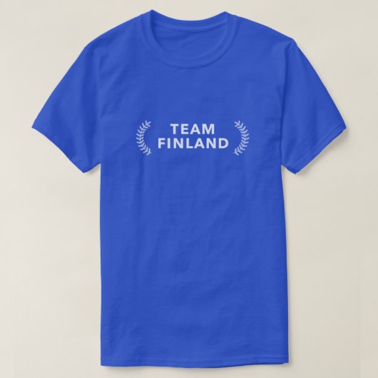 Team Finland リバTシャツ フロント Tシャツ (デザイン正面)