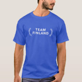 Team Finland リバTシャツ フロント Tシャツ (正面)