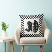 Team Football Player Throw Pillow クッション (椅子)