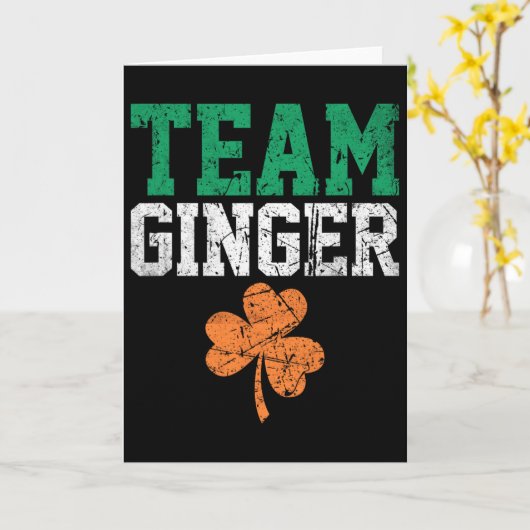 Team Ginger  カード (黄色い花)