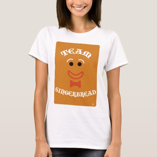 Team Gingerbread Funny Christmas Slogan Design Tシャツ (正面)