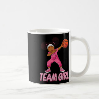 Team Girl Bysketbyll Bbyll Player  コーヒーマグカップ