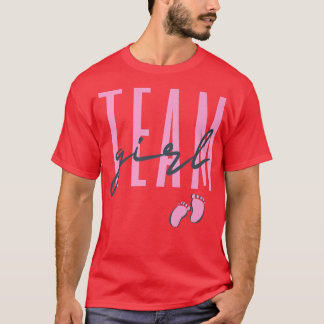 Team Girl Gender Reveal Baby Shower Pink or Blue Tシャツ