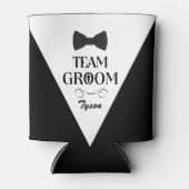 Team Groom - Groomsmenのクリエイティブギフト 缶クーラー (正面)