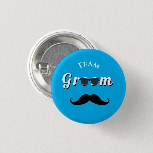 Team Groom ladkewale badge  Button 缶バッジ (正面&裏面)