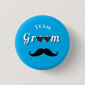 Team Groom ladkewale badge  Button 缶バッジ (正面)