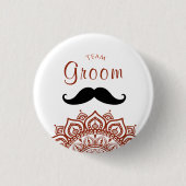 Team Groom ladkewale badge  Button 缶バッジ (正面)