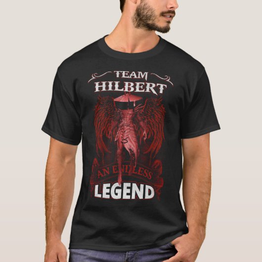 Team HILBERT - 果てしなきLEGEND Tシャツ (正面)