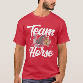 Team Horse Riding Rider Equestrian Lover vintage Tシャツ