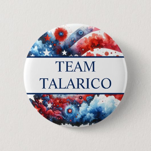 Team James Talarico for President 缶バッジ (正面)