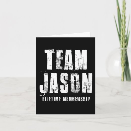 Team Jason Motivational Insrational Proud Family カード (正面)