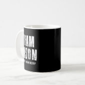 Team Jason Motivational Insrational Proud Family  コーヒーマグカップ (正面左)