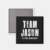 Team Jason Motivational Insrational Proud Family  マグネット (正面/裏面)