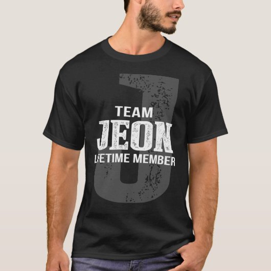 Team JEON 終身会員 Tシャツ (正面)