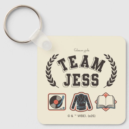 Team Jess Gilmore Girls Design キーホルダー (正面)