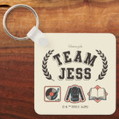 Team Jess Gilmore Girls Design キーホルダー (正面)