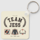 Team Jess Gilmore Girls Design キーホルダー (裏面)