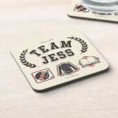 Team Jess Gilmore Girls Design コースター (左側)