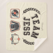 Team Jess Gilmore Girls Design シェルパブランケット (正面)