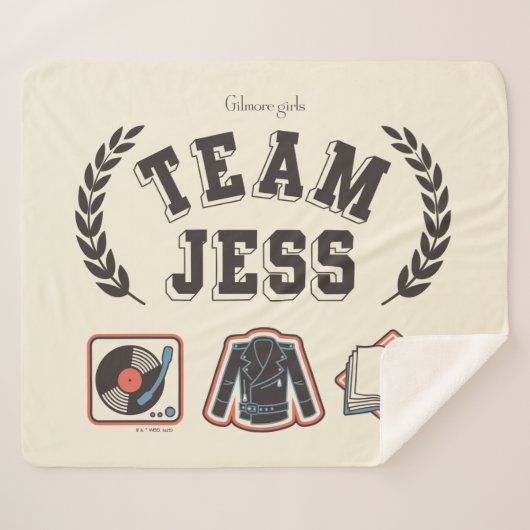 Team Jess Gilmore Girls Design シェルパブランケット (正面(横))