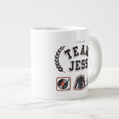 Team Jess Gilmore Girls Design ジャンボコーヒーマグカップ (正面右)