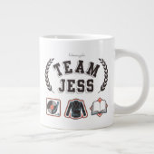Team Jess Gilmore Girls Design ジャンボコーヒーマグカップ (右)