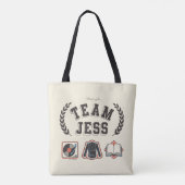Team Jess Gilmore Girls Design トートバッグ (裏面)